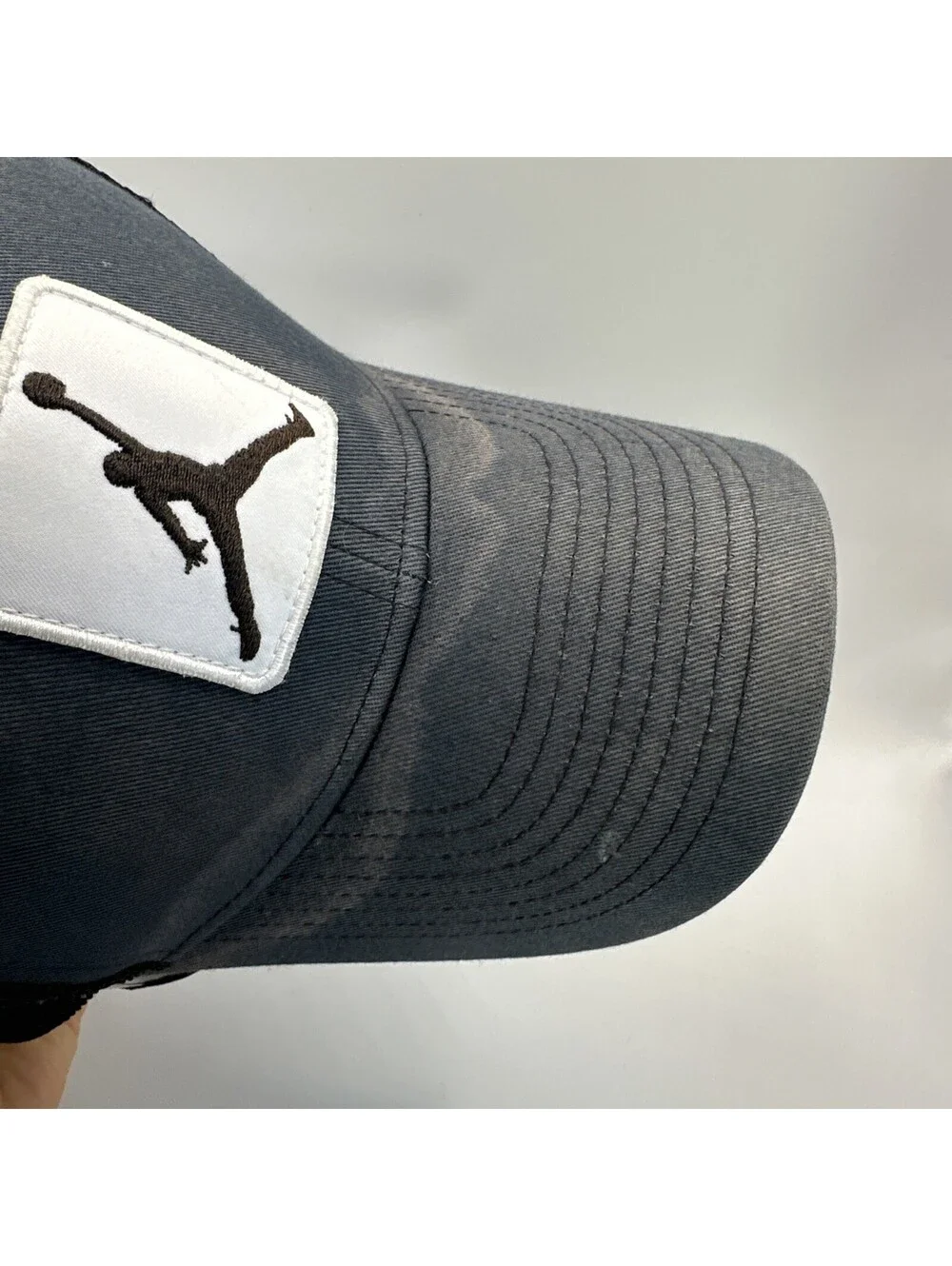 Jordan Rise Embroidered Patch Sweat Stains Trucker Hat Cap